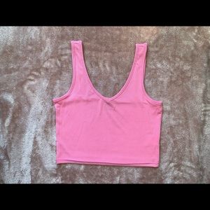 NWOT SHEIN Pink Cropped Tank - Medium